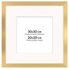 Ramka złota HEN PASS Z z passe-partout – rozmiar 30x30 cm (okienko 20x20 cm)
