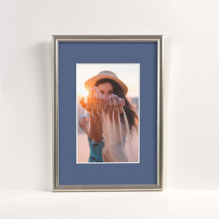 Passe partout 30x40 (21x30) GRANATOWE NAVY - LUCA Q5403