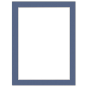 Passe partout 60x80 (50x70) NIEBIESKIE BLUE - LUCA Q5402
