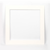 Passe partout 40x40 cm (30x30 cm) LUCA Q5102 SNOW WHITE BIAŁY