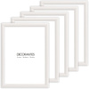 Pakiet białych ramek drewnianych 5 szt. DRWA 1 PAK 13x18 cm