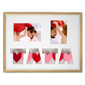 Ramka na zdjęcia TATA jasne drewno. Ramka z passe partout o rozmiarze 30x40 cm