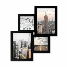 Multirama MULTI  BLACK 43 ramka na 4 zdjęcia