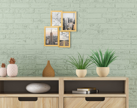 Multirama MULTI NATURAL 42 ramka na 4 zdjęcia