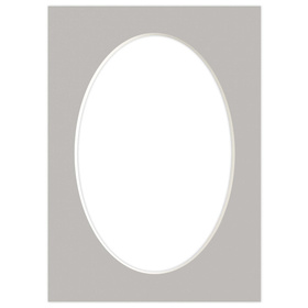 Passe partout 13x18 (10x15) OWAL SZARY - STORM - LUCA Q5305