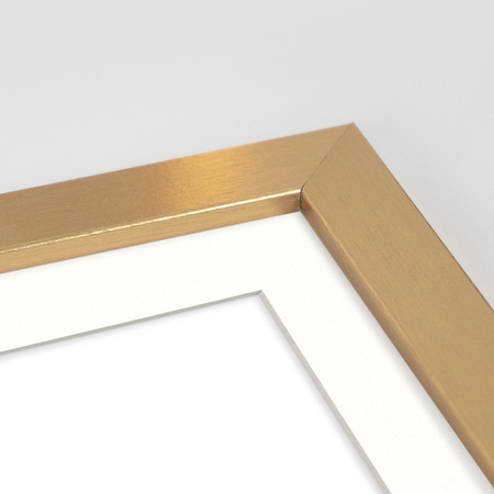 Ramka złota HEN PASS Z z passe-partout – rozmiar 40x50 cm (okienko 30x40 cm)