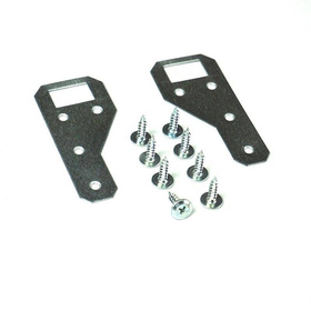 Stalowa płytka wieszakowa zestaw z wkrętami, zawieszka na lewą i prawą stronę.