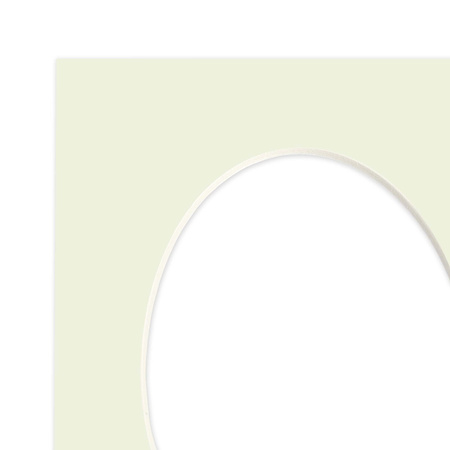 Passe partout 13x18 (10x15) OWAL ZIELONE MINT - LUCA Q5501