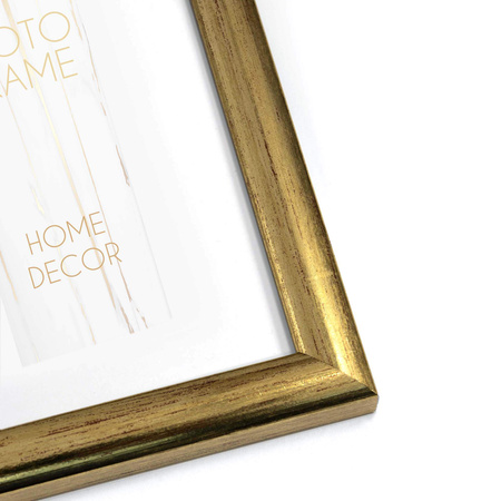 Pakiet złotych ramek drewnianych 5szt 13x18 cm HIT 1 Z