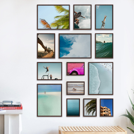 Zestaw brązowych ramek na 14 zdjęć PRESTO 44 GF0001