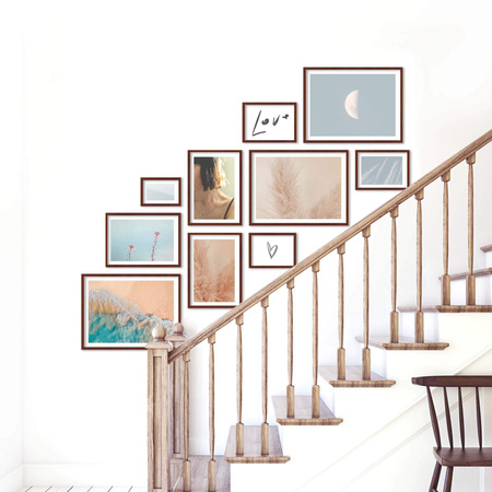 Zestaw brązowych ramek na 10 zdjęć PINIA 3 GF0033 R