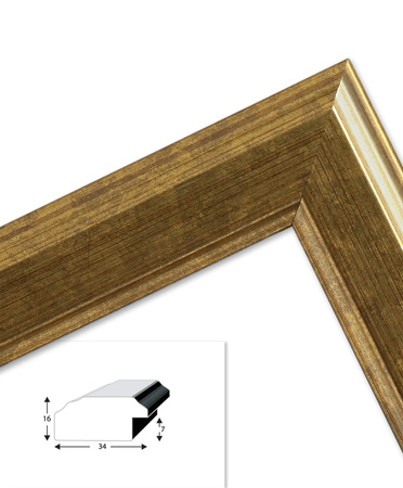 Ramka drewniana DRZ A Z 50x60 cm