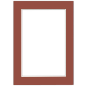 Passe partout 13x18 (10x15) CZERWONY - CAYENNE - LUCA Q5701