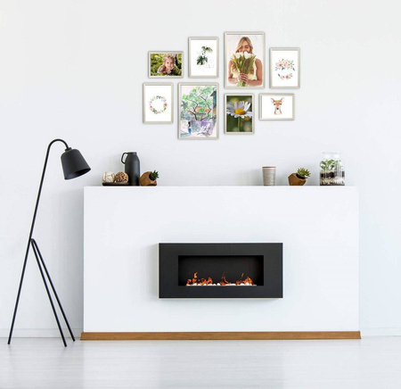 Zestaw srebrnych ramek na 8 zdjęć PRESTO S GF0007