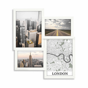 Multirama MULTI WHITE 44 ramka na 4 zdjęcia