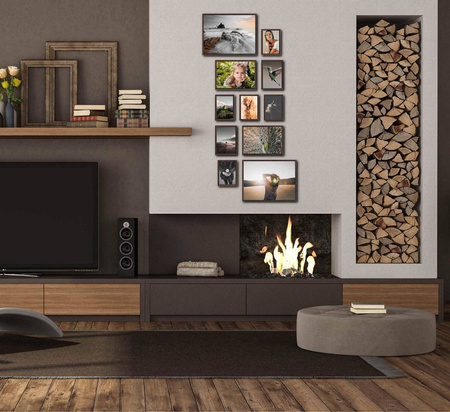 Zestaw brązowych ramek na 11 zdjęć PRESTO 44 GF0005