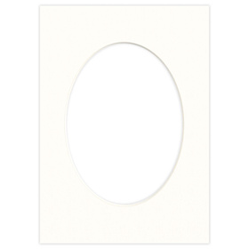 Passe partout 21x30 (15x21) OWAL LUCA Q5102 SNOW WHITE - BIAŁY