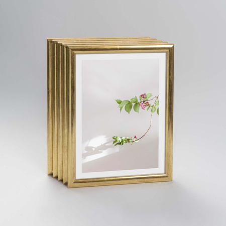 Pakiet złotych ramek drewnianych 5szt 30x40 cm HIT 1 Z