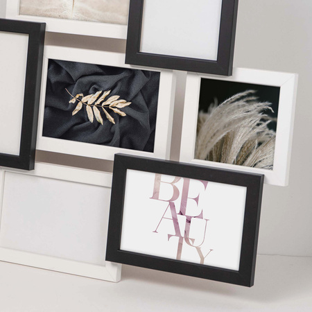 Multirama MULTI BLACK AND WHITE 72 ramka na 7 zdjęć