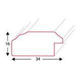 Ramka drewniana DRZ A 06 24x30 cm