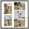 Foto Galeria 50x50 cm - ramka z passe partout na 5 zdjęć 15x21 cm czarna