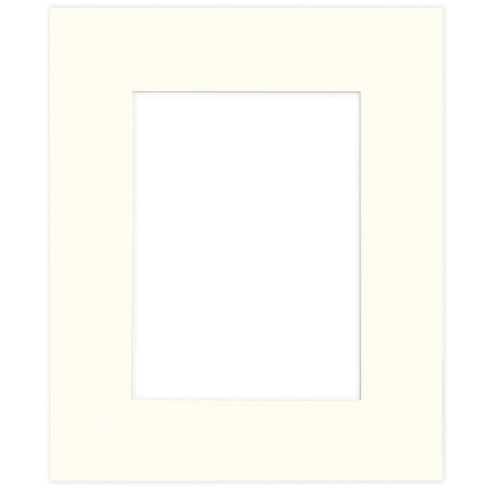 Pakiet 5 szt. Passe Partout 50x60 (30x40) LUCA Q5106 IVORY BIAŁY