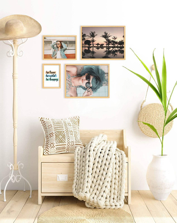 Zestaw naturanych ramek na 4 zdjęć PRESTO 0 GF0008