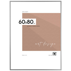 Ramka aluminiowa srebrna ROYALL 60x80 cm