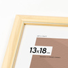 Ramka drewniana ze złotym paskiem DRW B F 01 - 13x18 cm
