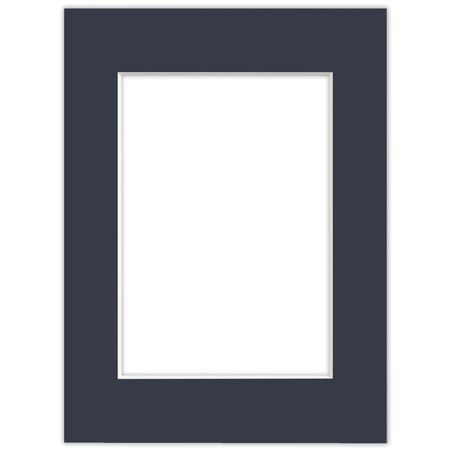 Passe partout  13x18 (9x13) GRANATOWE NAVY - LUCA Q5403