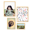 Zestaw naturanych ramek na 4 zdjęć PINIA 0 GF0008