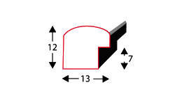Zestaw brązowych ramek na 4 zdjęć HIT 33 GF0008