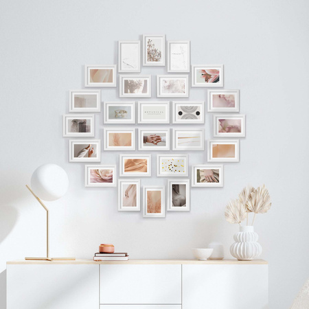 Zestaw białych ramek na 26 zdjęć PINIA 1 GF0037