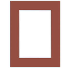 Passe partout 30x40 (21x30) CZERWONY - CAYENNE - LUCA Q5701