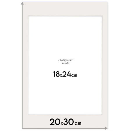 Passe partout 20x30 (18x24) BEŻOWE CREAM - LUCA Q5202