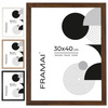 Ramka brązowa HEN 4 30x40 cm