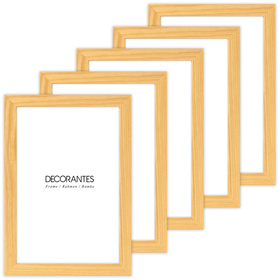 Pakiet ramek drewnianych 5 szt. PINIA 0 10x15 cm