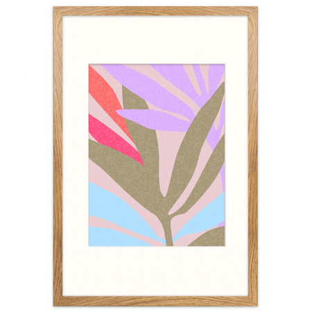 Ramka naturalna HEN PASS 01 z passe-partout – rozmiar 40x60 (30x40) cm