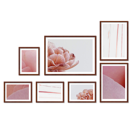 Zestaw brązowych ramek na 7 zdjęć PINIA 3 GF0022
