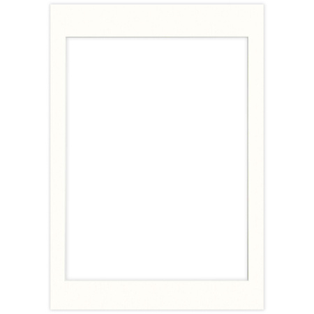 Passe partout 70x100 (60x80) LUCA Q5102 SNOW WHITE BIAŁY
