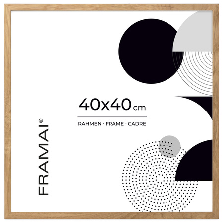 Ramka dębowa OAK 40x40 cm