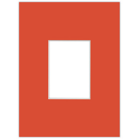 Passe partout 30x40 (13x18) CZERWONY - LIGHT RED - LUCA Q5702