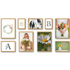 Zestaw jasnobrązowych ramek na 9 zdjęć PINIA 00 GF0004