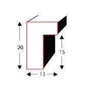 Ramka przestrzenna EFEKT 3D 00 Naturalna 15x21 cm (10x15cm)