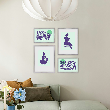 Zestaw srebrnych ramek na 4 zdjęć HIT 1 S GF0003