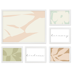 Zestaw białych ramek na 6 zdjęć PRESTO 1 GF0002