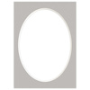 Passe partout 15x21 (13x18) OWAL SZARY - STORM - LUCA Q5305