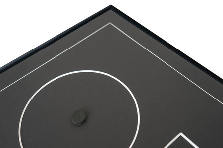 Ramka na płytę CD w kolorze czarnym. Ramka aluminiowa o rozmiarze 30x40 cm