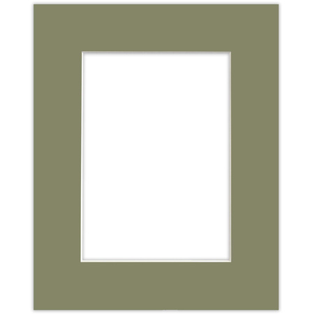 Passe partout 24x30 (15x21) ZIELONE EVERGREEN - LUCA Q5504