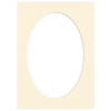 Passe partout 13x18 (10x15) OWAL BEŻOWE BISQUIT - LUCA Q5203